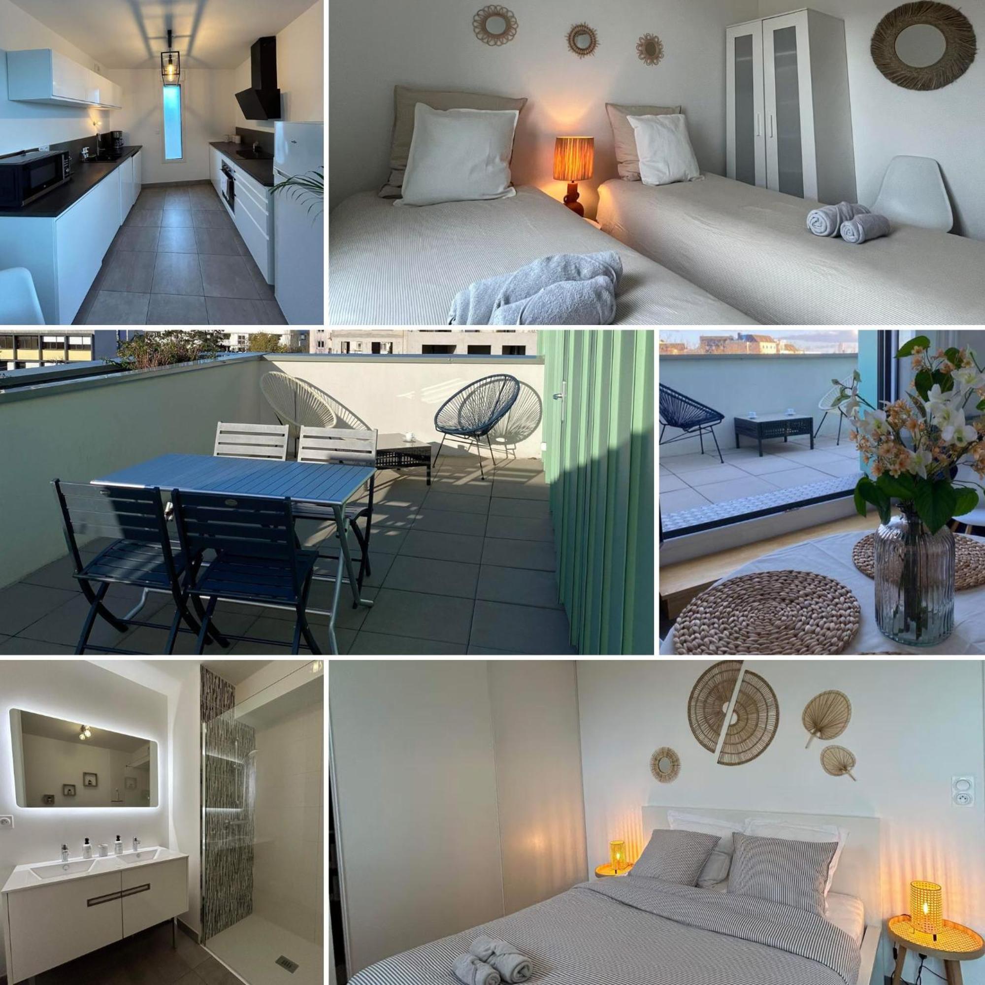 Apartamento Les Terrasses De Saint Martin Rennes Exterior foto