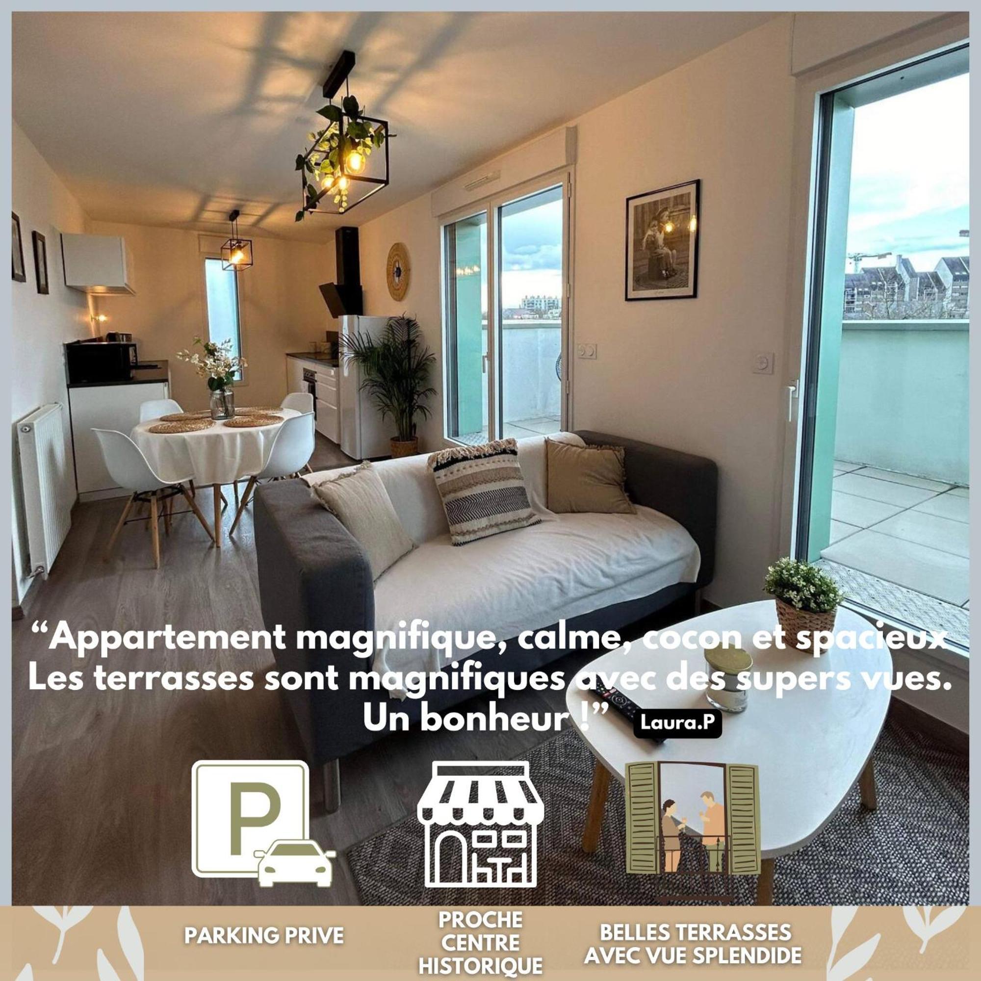 Apartamento Les Terrasses De Saint Martin Rennes Exterior foto